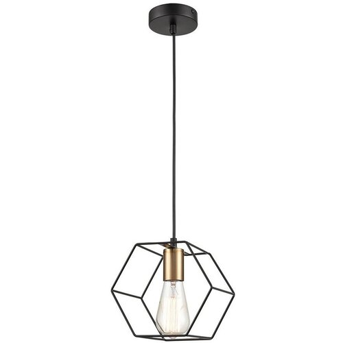 Toolight lampa viseća APP1131-1CP black/gold Slike
