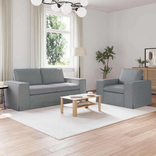 SOFA Kavč 2 pcs Svetlo siva, (5000144838) Cene