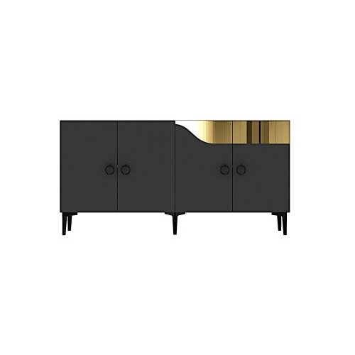 Hanah home Dresser Gamma 150, antracit-zlatna Slike