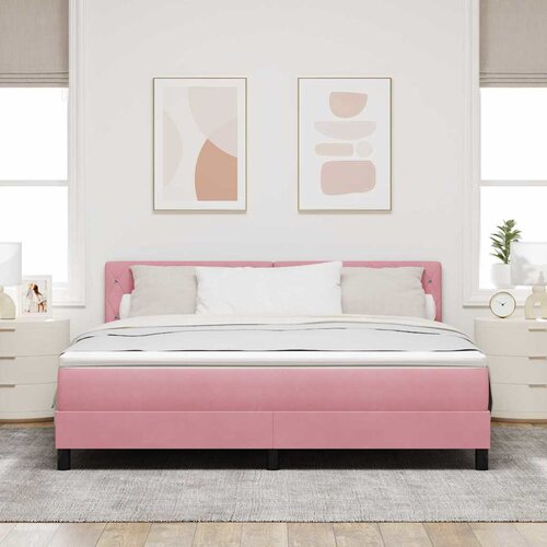  Krevet s opruga kutije Ružičasta 180 x 200 cm Bar&amp;scaron;un Slike