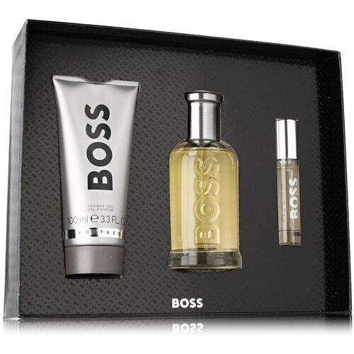 Hugo Boss Boss Bottled set1: EDT 100 ml + gel za prhanje 100 ml + EDT 10 ml za moške Cene