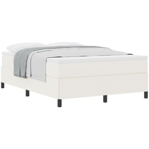 vidaXL krevet od tkanine u boji krem 140x190 cm Cijene