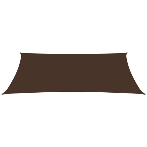 vidaXL Senčno jadro oksford blago pravokotno 2x5 m rjavo, (20965415) Cene