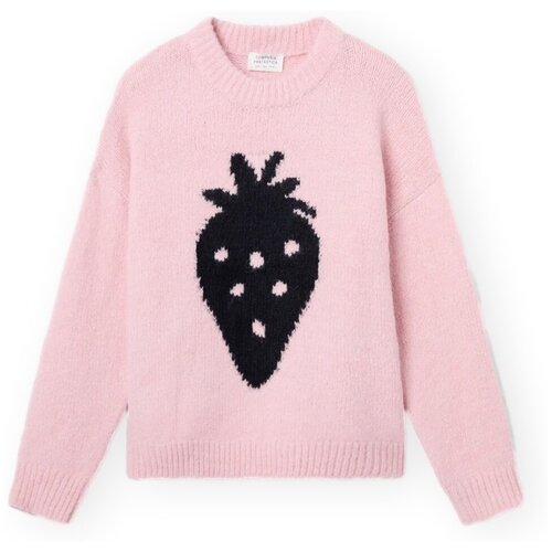 Compania Fantastica Puloverji COMPAÑIA FANTÁSTICA Knit 10235 - Conversational 6 Rožnata Cene