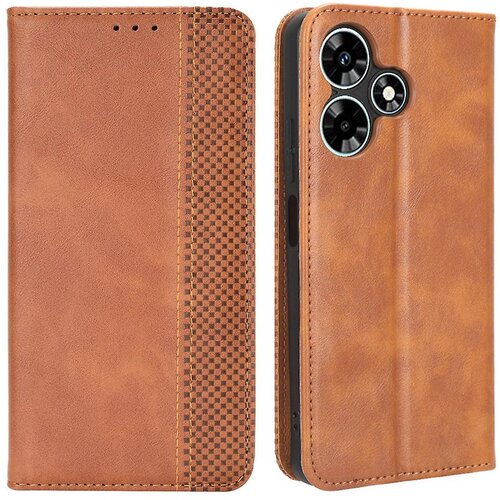 INORCO Za Infinix Hot 30 X6831 PU usnjena preklopna torbica Rereo s teksturnim stojalom, denarnica, magnetni ovitek za mobilni telefon, (22036841) Slike