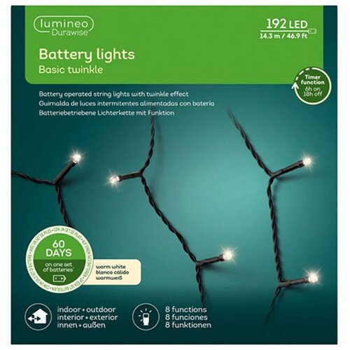 Lumineo durawise Twinkle led novogodišnje lampice na baterije L1430cm 467161 Cene