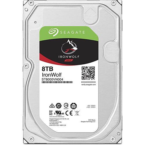 Seagate Hard disk IronWolf 8TB NAS HDD 3.5 Inch SATA 6Gb/s 7200 RPM 256MB Slike