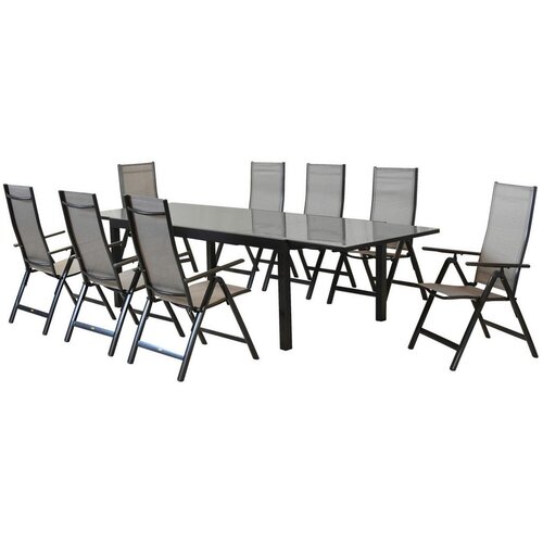 Gardenson Vrtni Set Carrara, 9-Delni, Aluminij Slike
