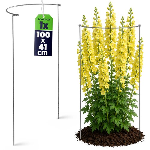 KADAX Podpora za rastline in rože 100 cm podporna objemka kovinski obročni nosilec, (5000362396) Cene