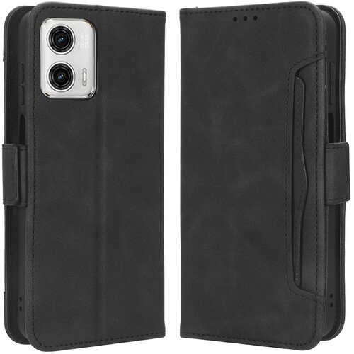 INORCO Za Motorola Moto G 5G (2023) usnjena torbica za telefon, denarnica, stojalo, pokrov z več režami za kartice, (22035785) Slike