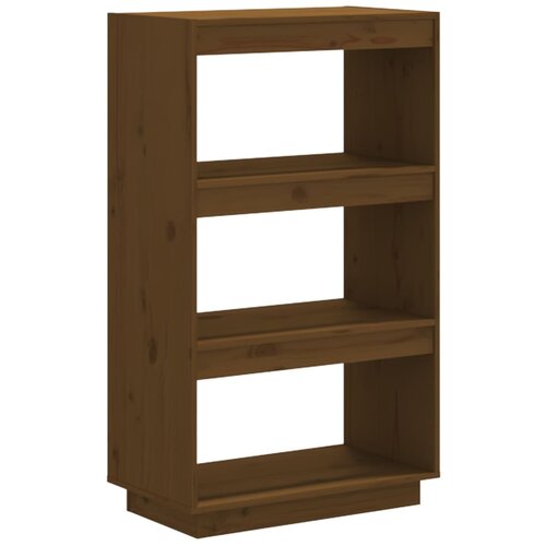 Maison Chic Knjižna omara - Knjižni regal medeno rjava 60x35x103 cm borovina, (21723082) Cene