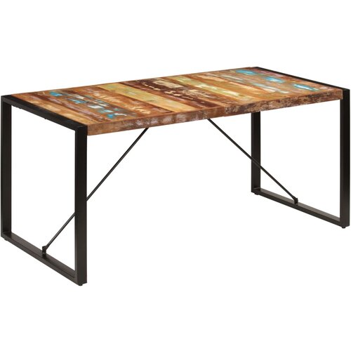  Blagovaonski stol od masivnog obnovljenog drva 160 x 80 x 75 cm Cene