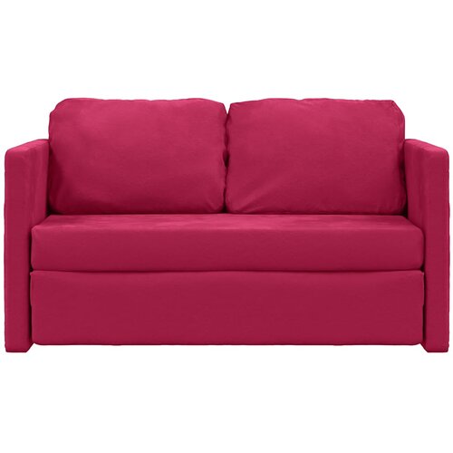  Podni kauč na razvlačenje 2-u-1 boja vina 122x204x55 cm bar&amp;scaron;un Slike