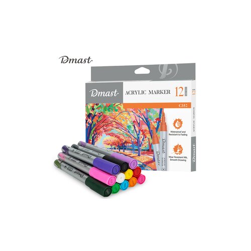 Deli akrilni markeri 1/12 dmast pebeo EC352 Slike