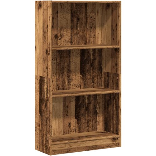 Maison Chic Knjižna omara - Knjižni regal starinski les 60x24x109 cm inženirski les, (21724560) Slike