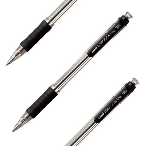 No Statovac SN-101 laknock, hemijska olovka, 0.7 mm, crna, uni-ball Cene