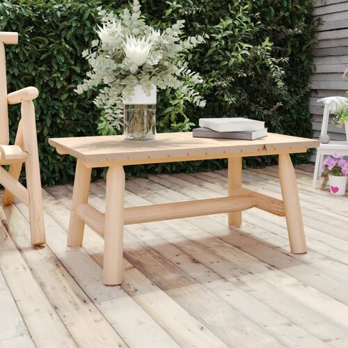  Stolić za kavu 90 x 50 x 41 cm od masivnog drva smreke Cijene