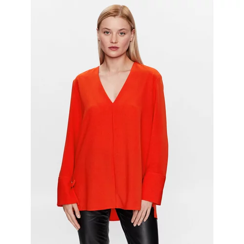 Calvin Klein Bluza K20K205688 Oranžna Regular Fit
