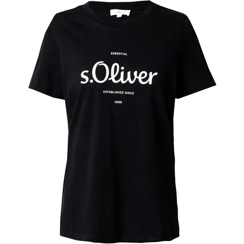 s.Oliver RL T-SHIRT Majica, crna, veličina