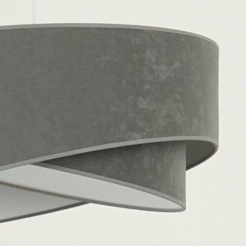  Brilagi - LED luster na sajli LYRA 1xE27/15W/230V siva/bela Slike