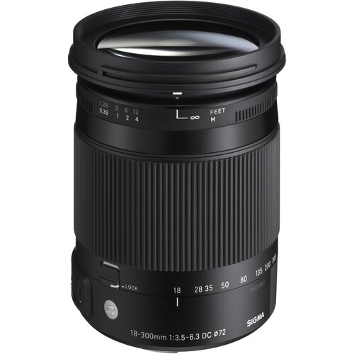Sigma 18-300mm f/3.5-6.3 DC Macro OS HSM Nikon objektiv Slike