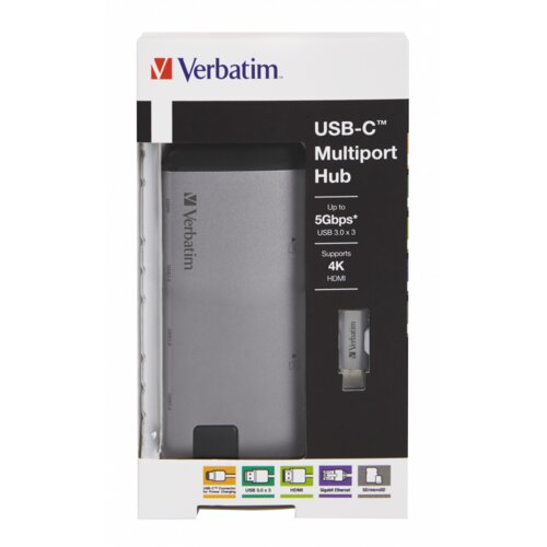 Verbatim HUB-USB-C multiport 49142 (49142) Cene