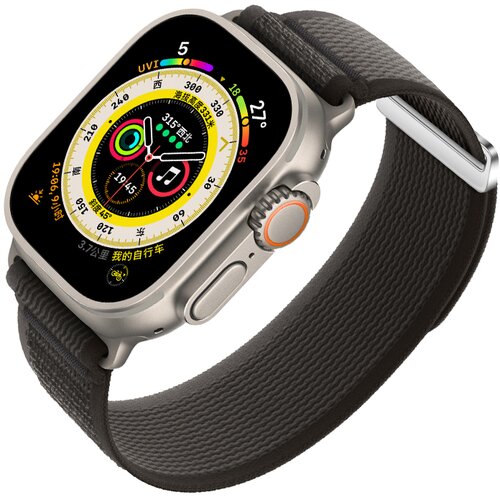 INF Pleteni &scaron;portni pa&scaron;ček iz najlona za Apple Watch Black S, (21690676) Cene