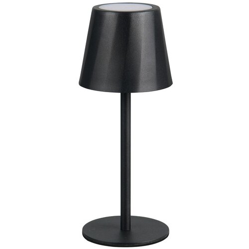  Mat črna LED namizna svetilka s kovinskim senčilom (vi&amp;scaron;ina 21 cm) Diaz &amp;ndash; Slike