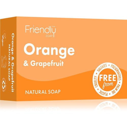 Friendly Soap Natural Soap Orange & Grapefruit naravno milo 95 g Cene