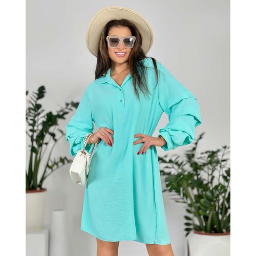 Resti Women's oversize dress with ruffle at sleeves Cijene