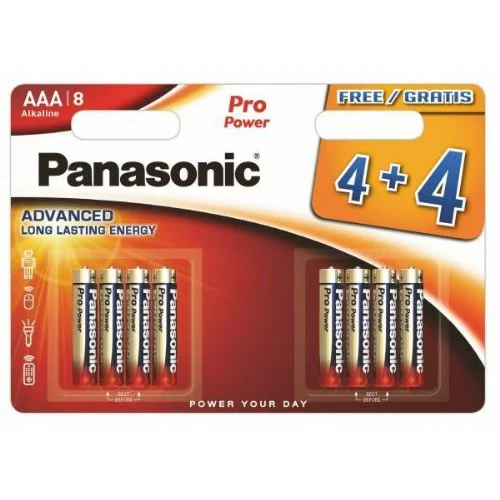 Panasonic Pro Power 4+4 gratis micro (AAA) baterija alkalno-manganov 1.5 V 8 St.