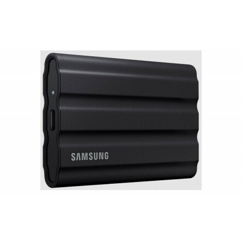 Samsung portable ssd 2TB, T7 shield, usb 3.2 Gen.2 (10Gbps), rugged, [sequential read/write : up to 1,050MB/sec /up to 1,000 mb/sec], black Cene