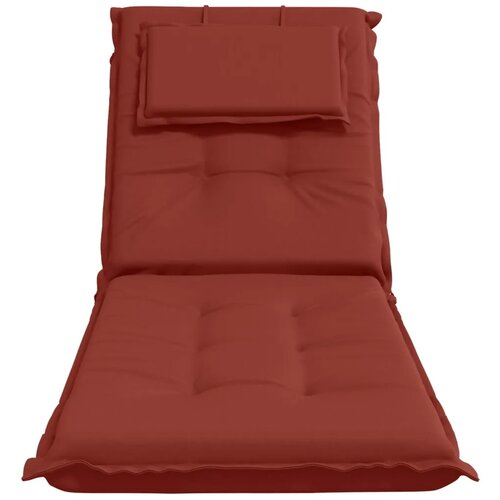  Jastučić za ležaljku GEMERT 100% poliester Crvena - Crvena 190 x 60 x 9 cm Melange Slike