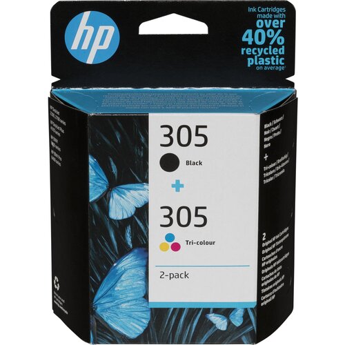 Hewlett packard Tinta 305 Pack Color Negro, (20304406) Cene