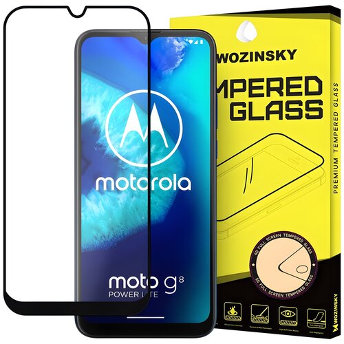 Wozinsky za&scaron;čitno kaljeno steklo za Motorola Moto G8 Power Lite - Črna Cene