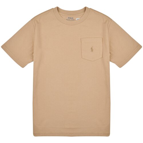Polo Ralph Lauren Majice s kratkimi rokavi SS POCKET TEE Bež Slike