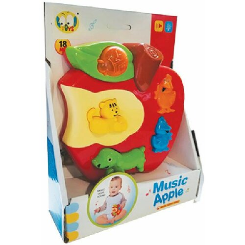 GOOD TOYS aktiviti muzička igračka za bebe jabuka Slike