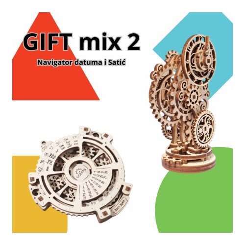 UGEARS 3D mix 2: Navigator i Satić ( 8276) Cene