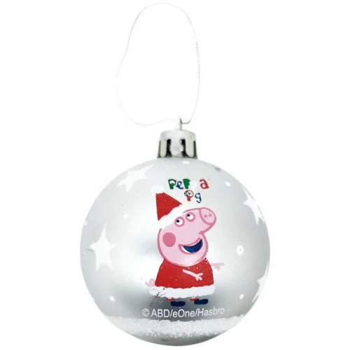 GLOB de Crăciun Peppa Pig Cosy corner Srebrna 10 kom. Plastika (Ø 6 cm)