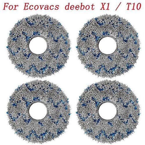 INORCO Nadomestni zdruljiv Ecovacs T10 TURBO/Deebot X1/OMNI/X1 TURBO sesalnik Krpa za brisanje, pralne blazinice za brisanje, deli, dodatki, (21984764) Slike
