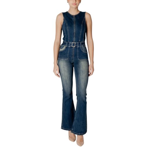 Desigual Kombinezoni DENIM_CARRINGTON 25SWDD76 Modra Cene