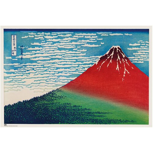 Grupo PLAKAT KATSUSHIKA HOKUSAI'S FINE WIND, CLEAR Morning, (20837166) Cene