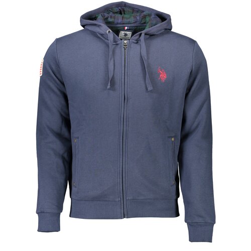 U.S. Polo Assn. US POLO MEN&amp;amp;#39;S BLUE SWEATSHIRT WITH ZIP Slike