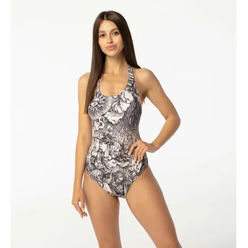 Aloha From Deer Woman's Fifth Seal Open Back Swimsuit SSOB AFD436