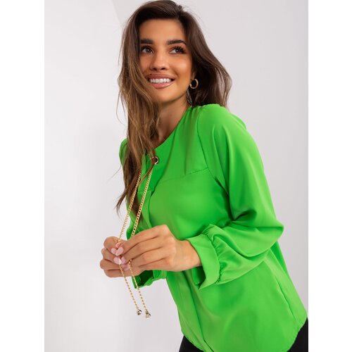 Factory Price Blouse-EM-BZ-13575.08-light green Slike