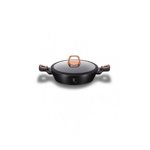 Berlinger Haus BH/1640N plitki lonec s pokrovom, 28 cm, black rose collection Slike