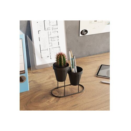 WALLXPERT Stolna dekoracija 19x16x10 cm, Crna Slike