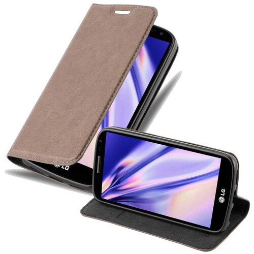 Cadorabo Ohi&scaron;je, združljivo z LG G2 MINI v kavovinsko rdeča - Za&scaron;čitni ovitek z magnetnim zapiranjem, stoječo funkcijo in režo za kartice, (20560773) Cene