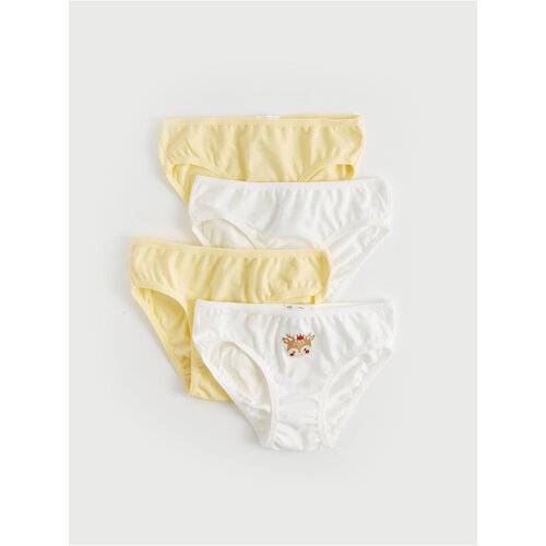 LC Waikiki 4-Piece Printed Cotton Baby Girl Briefs Slike