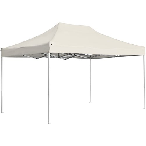 vidaXL Profesionalni šotor za zabave aluminij 4,5x3 m krem Cene